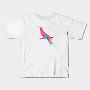 Pink Bird Kids T-Shirt